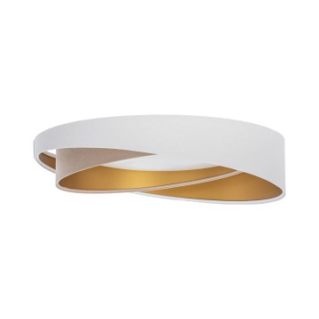 Plafonieră LED reglabilă SMART GALAXY MODERN, 24W/230V, 3000-6500K, Ø55 cm, alb/bej/auriu + telecomandă