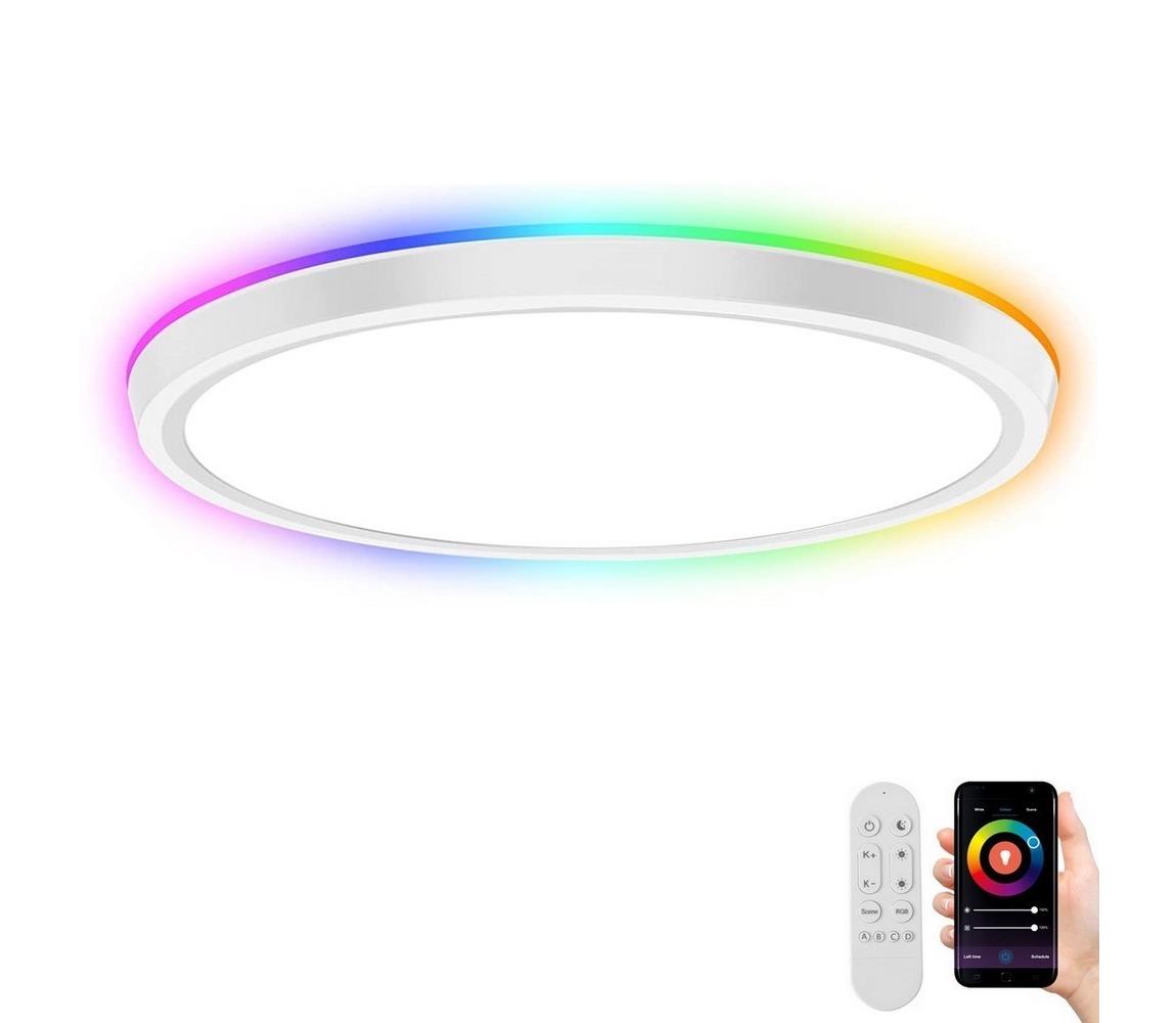 Plafonieră LED RGB+CCT dimabilă LED/50W/230V Wi-Fi Tuya NEO 07164-40 + telecomandă