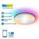 Plafonieră LED RGB+CCT LED/22W/230V 2700-6500K Wi-Fi Aigostar