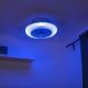 Plafonieră LED RGB dimabilă cu ventilator DION LED/30W/230V Leuchten Direkt 14648-21 + telecomandă