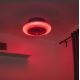 Plafonieră LED RGB dimabilă cu ventilator DION LED/30W/230V Leuchten Direkt 14648-21 + telecomandă