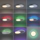Plafonieră LED RGB dimabilă ARENDA LED/21W/230V Leuchten Direkt 11662-16 + telecomandă