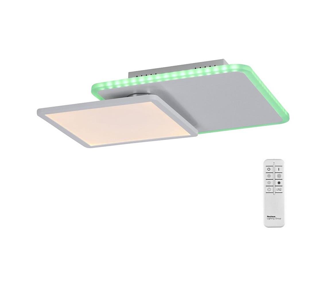 Plafonieră LED RGB dimabilă ARENDA LED/22W/230V Leuchten Direkt 11663-16 + telecomandă