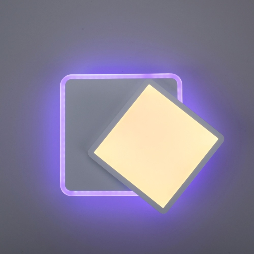 Plafonieră LED RGB dimabilă ARENDA LED/22W/230V Leuchten Direkt 11663-16 + telecomandă