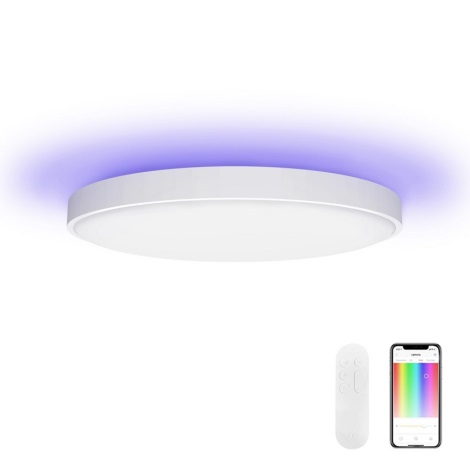 Plafonieră LED RGB dimabilă ARWEN 550S LED/50W/230V CRI 90 Yeelight + telecomandă Wi-Fi/BT