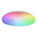 Plafonieră LED RGB dimabilă cu difuzor Prezent 70014 BLISS LED/72W/230V + telecomandă