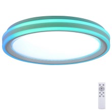 Plafonieră LED RGB dimabilă EDGING LED/39W/230V Leuchten Direkt 15154-16