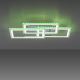 Plafonieră LED RGB dimabilă FELIX LED/35W/230V Leuchten Direkt 14636-55 + telecomandă