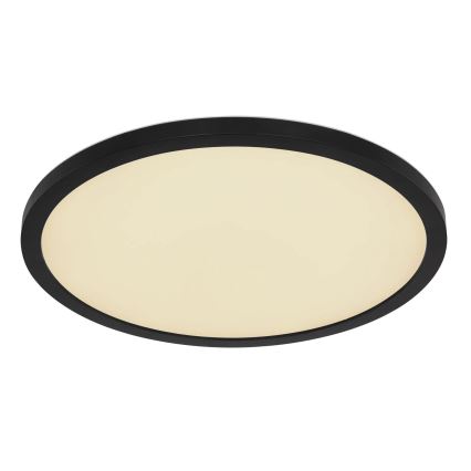 Plafonieră LED RGB dimabilă pentru baie Globo LED/18W/230V 3000-6000K IP44 negru + telecomandă