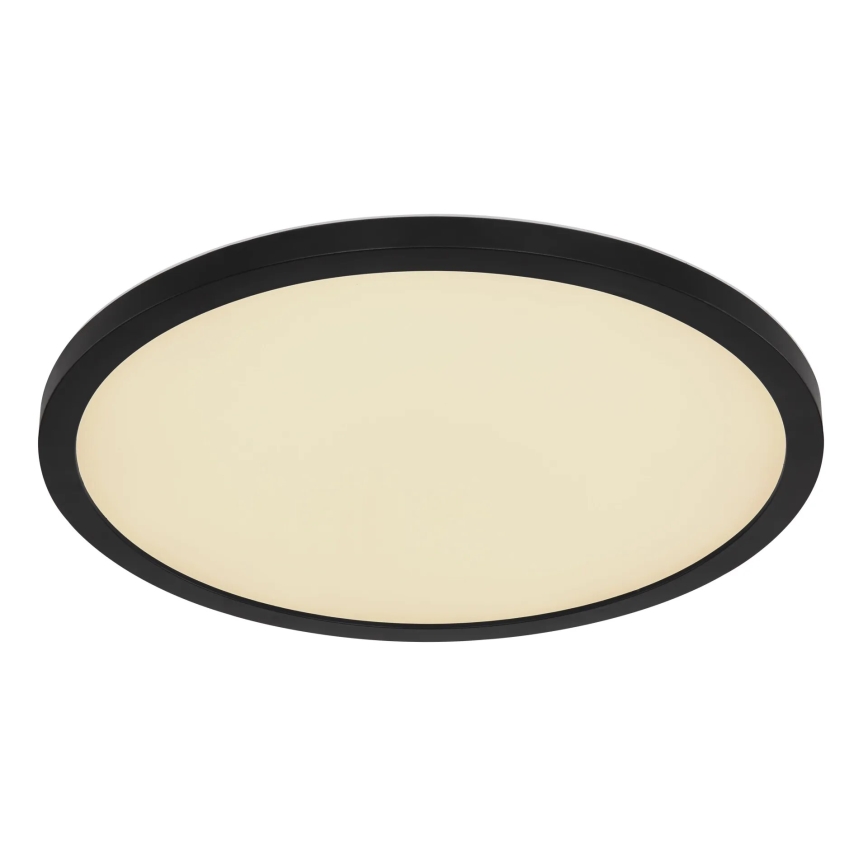 Plafonieră LED RGB dimabilă pentru baie Globo LED/18W/230V 3000-6000K IP44 negru + telecomandă