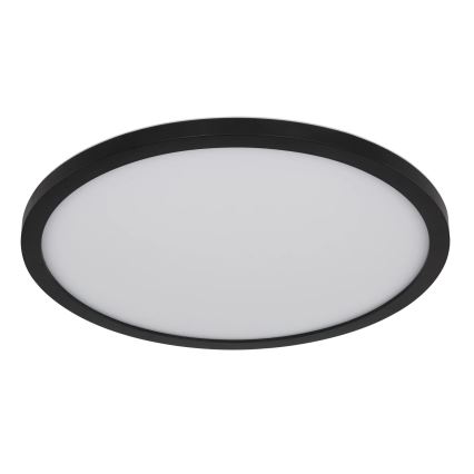 Plafonieră LED RGB dimabilă pentru baie Globo LED/18W/230V 3000-6000K IP44 negru + telecomandă