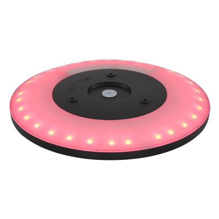 Plafonieră LED RGB dimabilă pentru baie Globo LED/18W/230V 3000-6000K IP44 negru + telecomandă