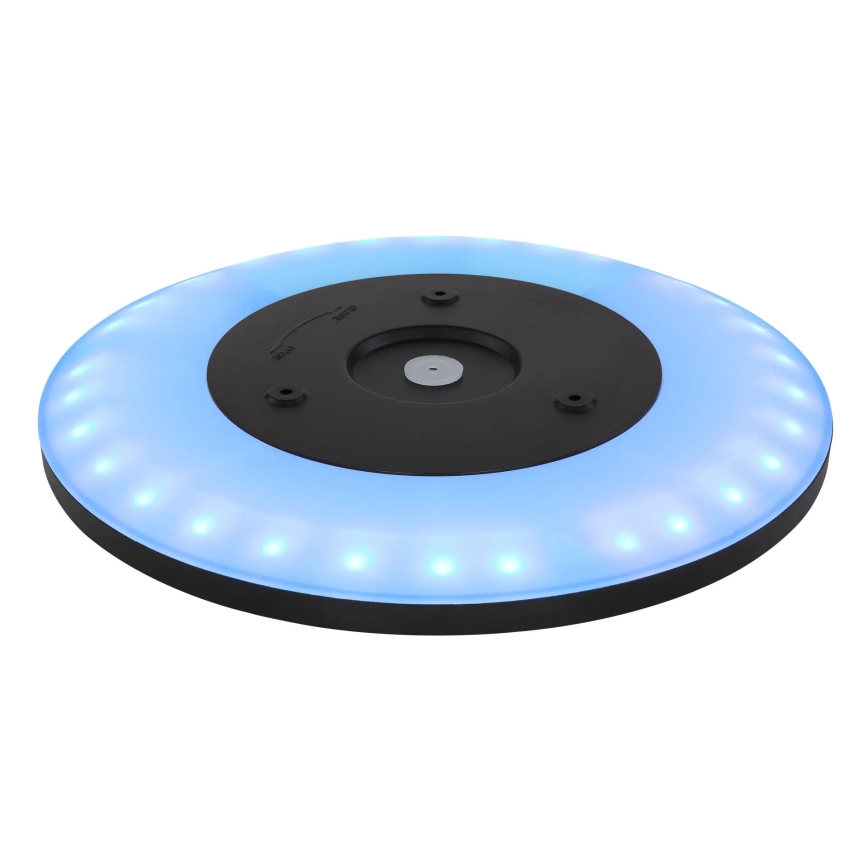 Plafonieră LED RGB dimabilă pentru baie Globo LED/18W/230V 3000-6000K IP44 negru + telecomandă