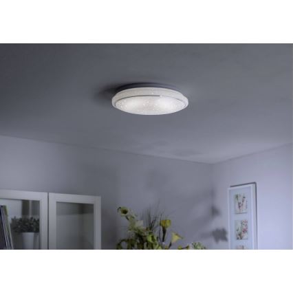 Plafonieră LED RGB dimabilă JUPI LOLASMART LED/32W/230V Leuchten Direkt 14744-16 + telecomandă
