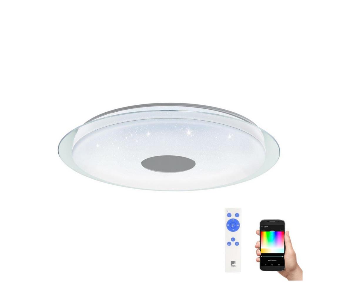 Plafonieră LED RGB dimabilă LANCIANO-C LED/53W/230V Eglo 98769 + telecomandă