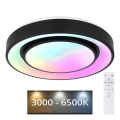 Plafonieră LED RGB dimabilă LED/24W/230V Globo + telecomandă