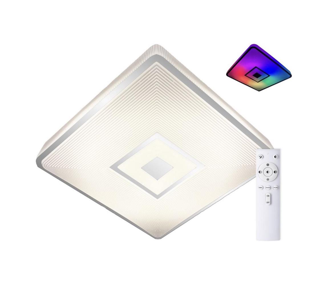 Plafonieră LED RGB dimabilă LED/24W/230V pătrată Top Light + telecomandă