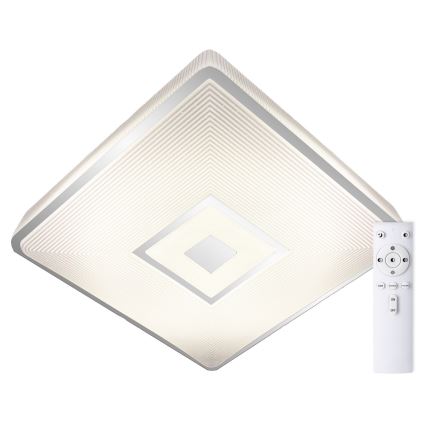 Plafonieră LED RGB dimabilă LED/24W/230V pătrată Top Light + telecomandă