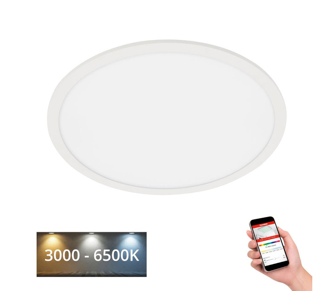 Plafonieră LED RGB dimabilă TELEFUNKEN LED/24W/230V Wi-Fi Briloner 310706TF