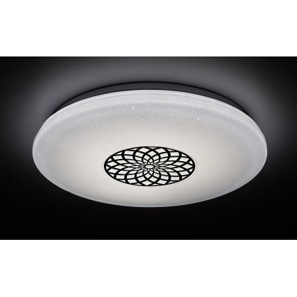 Plafonieră LED RGB dimabilă Rabalux LED/24W/230V Wi-Fi 3000-6500K Wi-Fi Tuya d. 39,5 cm + telecomandă