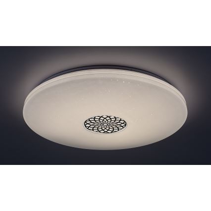 Plafonieră LED RGB dimabilă Rabalux LED/40W/230V Wi-Fi 3000-6500K Wi-Fi Tuya d. 60 cm + telecomandă