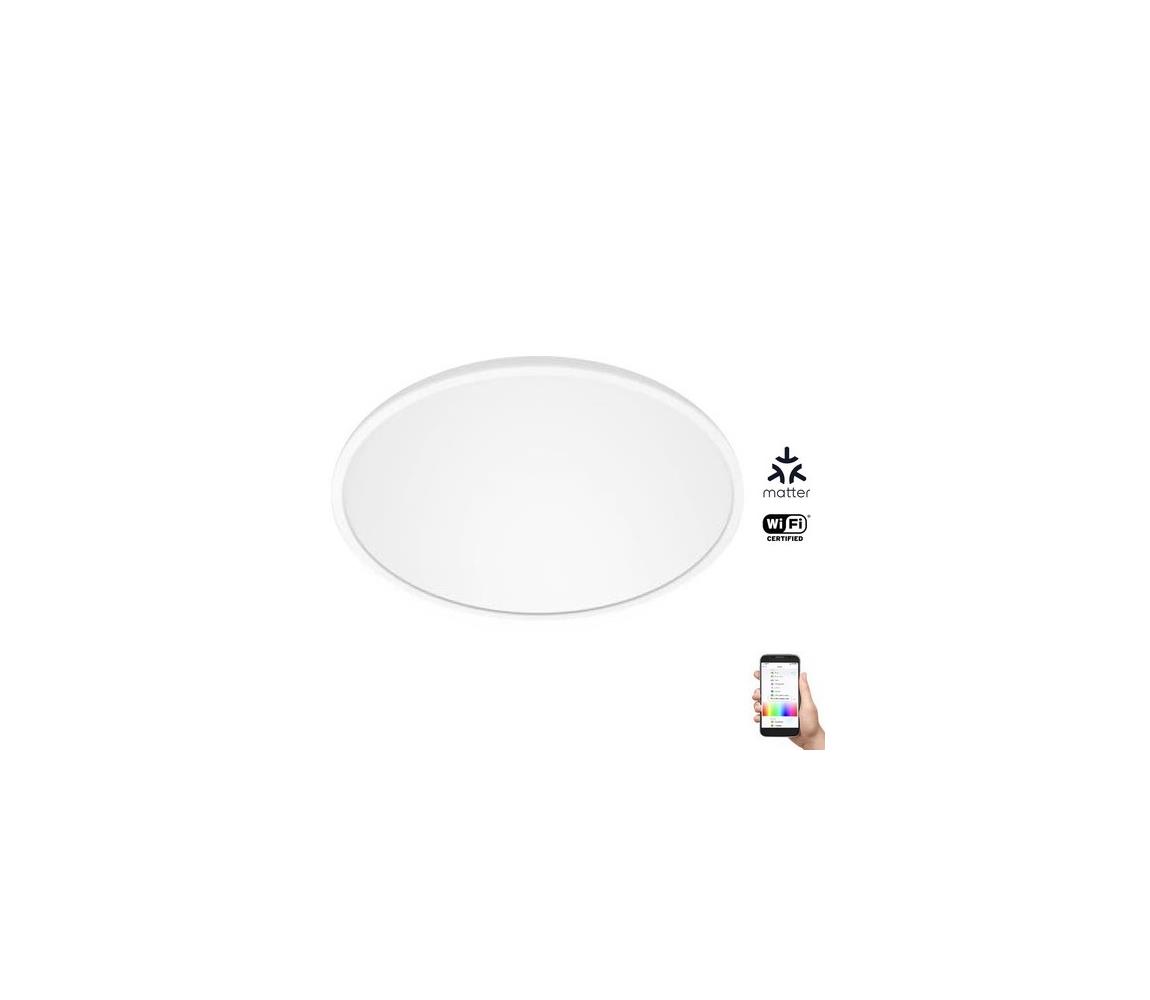 Plafonieră LED RGB dimabilă SUPERSLIM LED/22W/230V Wi-Fi alb WiZ