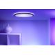 Plafonieră LED RGB dimabilă SUPERSLIM LED/22W/230V 2700-6500K Wi-Fi negru WiZ