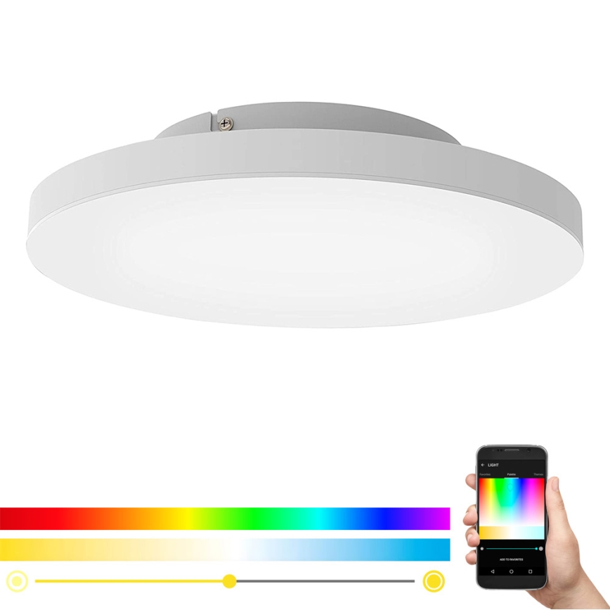 Plafonieră LED RGB dimabilă TURCONA-C LED/20W/230V Eglo + telecomandă