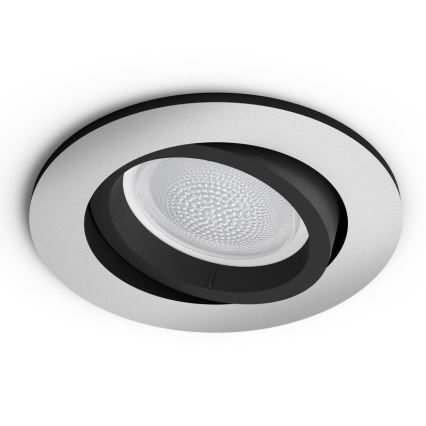 Philips 50451/48/P7 - LED RGB Lampă încastrată HUE CENTURA 1xGU10/5,7W/230V