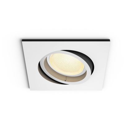 Philips 50551/31/P7 - LED RGB Lampă încastrată HUE CENTURA 1xGU10/5,7W/230/24