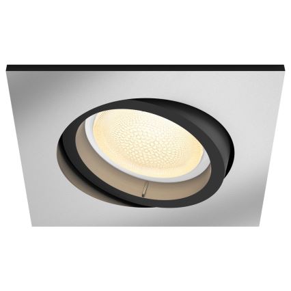 Philips 50551/48/P7 - LED RGB Lampă încastrată HUE CENTURA 1xGU10/5,7W/230/24