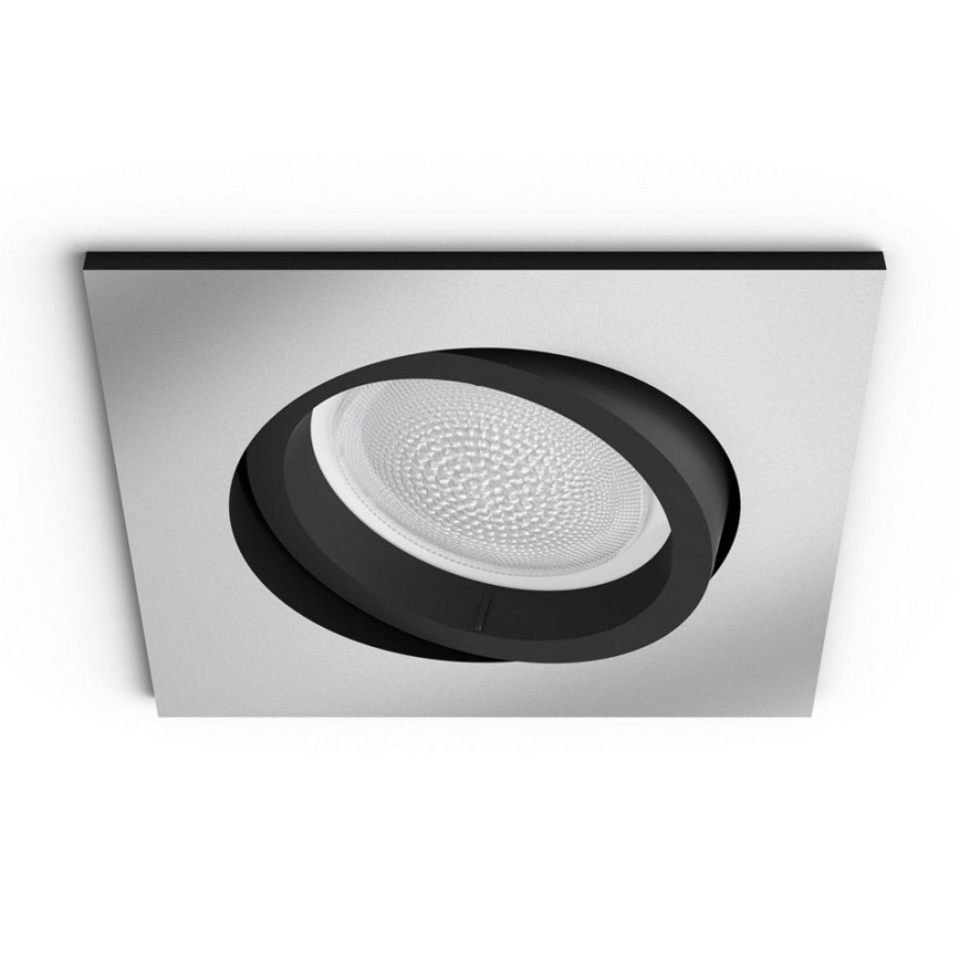 Philips 50551/48/P7 - LED RGB Lampă încastrată HUE CENTURA 1xGU10/5,7W/230/24