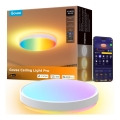 Plafonieră LED RGBIC dimabilă Govee LED/49W/230V 2700-6500K Wi-Fi d. 38 cm