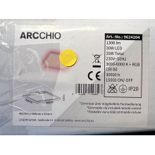 Plafonieră LED RGBW dimabilă BRENDA LED/30W/230V Arcchio + telecomandă