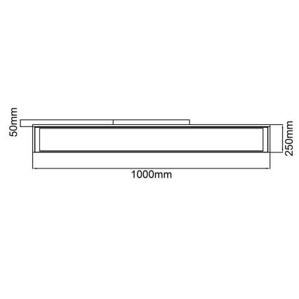 Plafonieră LED RGBW dimabilă Brilliant FLAT LED/32W/230V 2700-6500K + telecomandă