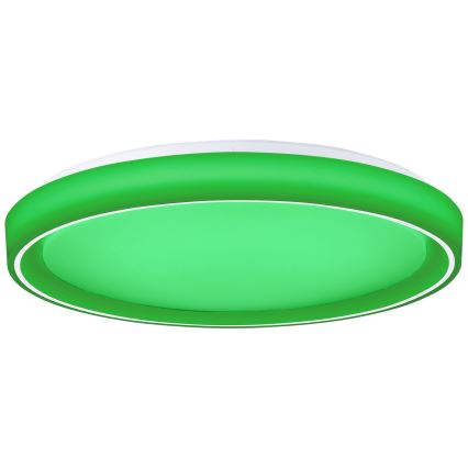 Plafonieră LED RGBW dimabilă Brilliant FLOCO LED/34W/230V 3000-6500K d. 49,5 cm alb + telecomandă