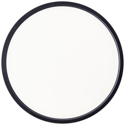 Plafonieră LED RGBW dimabilă Brilliant LOTTI LED/16W/230V 3000K d. 30 cm negru Wi-Fi Tuya + telecomandă