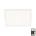 Plafonieră LED RGBW dimabilă Briloner 7090-416 SLIM LED/15W/230V + telecomandă