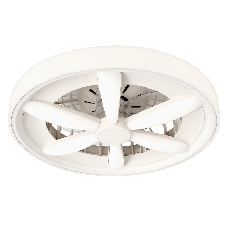 Plafonieră LED RGBW dimmabilă cu ventilator MALAWI LED/48W/230V 3000-6500K alb + telecomandă