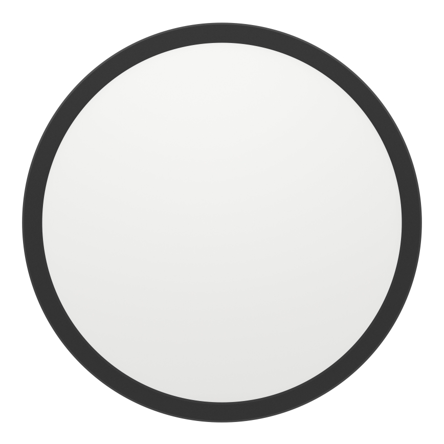 Plafonieră LED RGBW dimabilă de exterior Eglo LED/18,5W/230V 2700-6500K d. 38,9 cm IP44 negru ZigBee