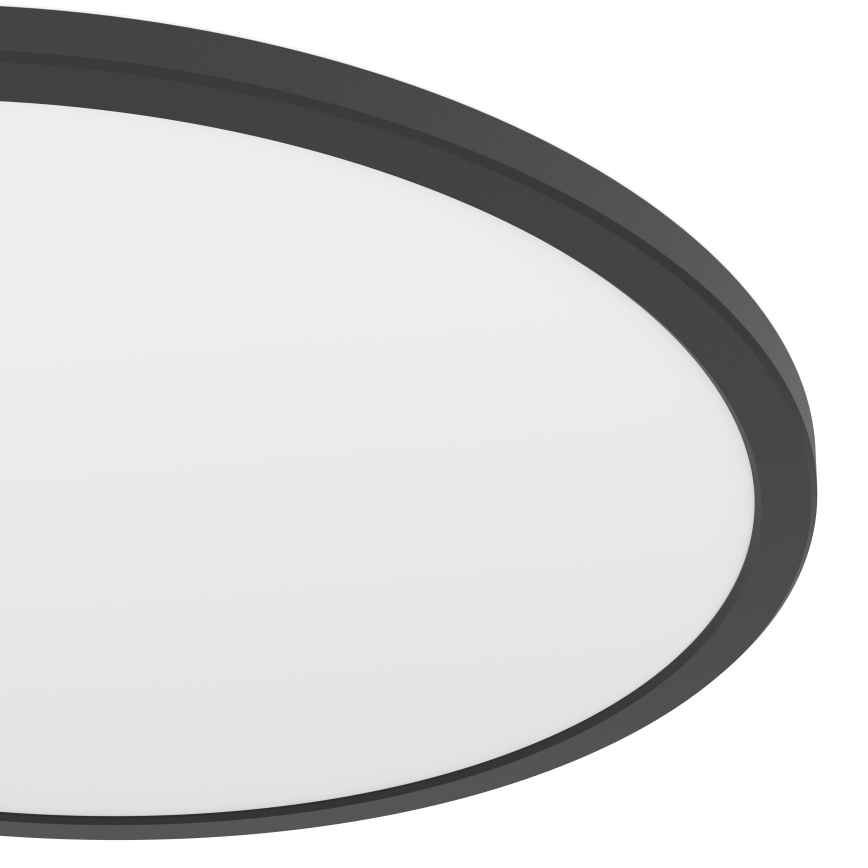 Plafonieră LED RGBW dimabilă de exterior Eglo LED/16,8W/230V 2700-6500K d. 50 cm IP44 negru ZigBee