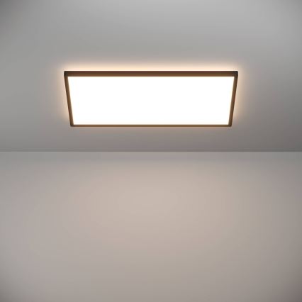 Plafonieră LED RGBW dimabilă de exterior Eglo LED/17,2W/230V 2700-6500K 30x57 cm IP44 negru ZigBee