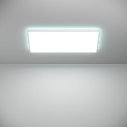 Plafonieră LED RGBW dimabilă de exterior Eglo LED/17,2W/230V 2700-6500K 30x57cm IP44 alb ZigBee
