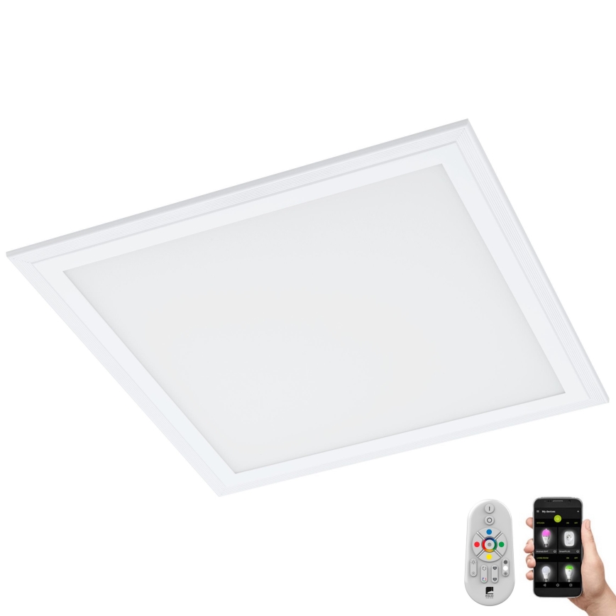 Plafonieră LED RGBW dimabilă Eglo 33206 SALOBRENA-C LED/16W/230V + telecomandă