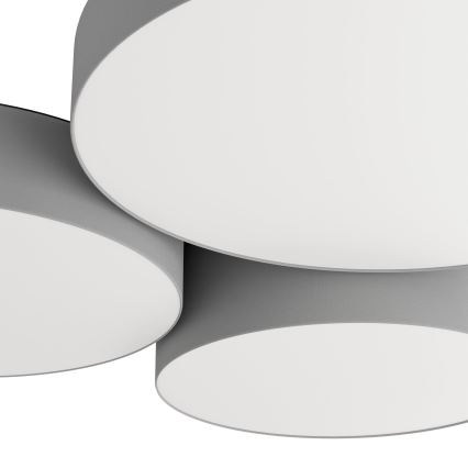 Plafonieră LED RGBW dimabilă Eglo 3xLED/7,5W/230V 2700-6500K gri