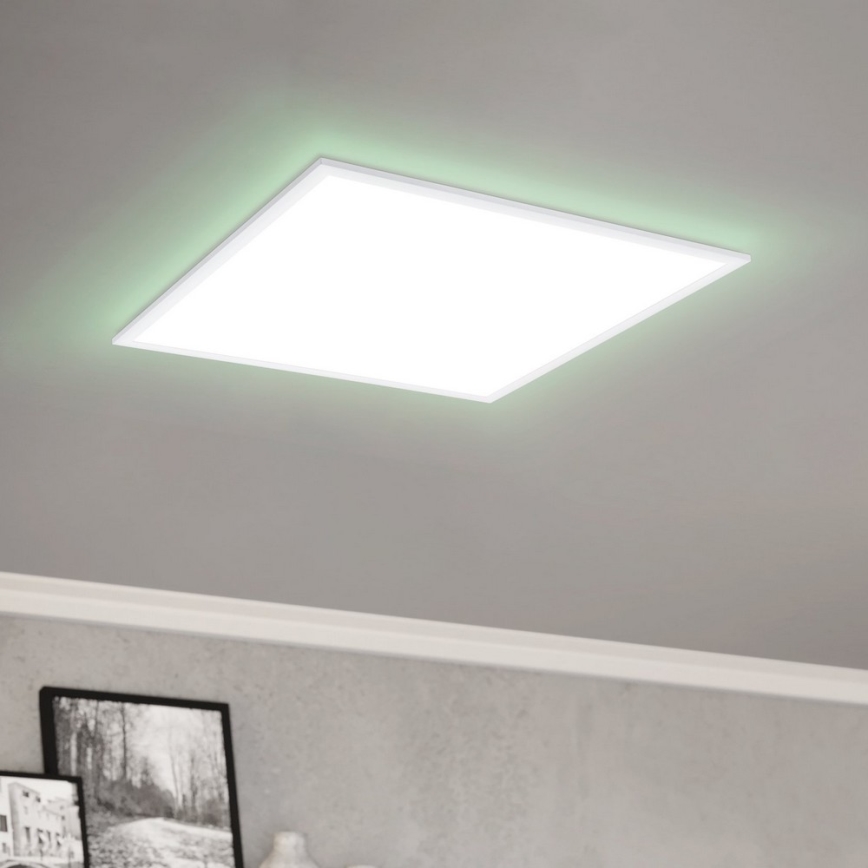 Plafonieră RGBW dimabilă Eglo LED/32,5W/230V 2700-6500K 60x60 cm + telecomandă