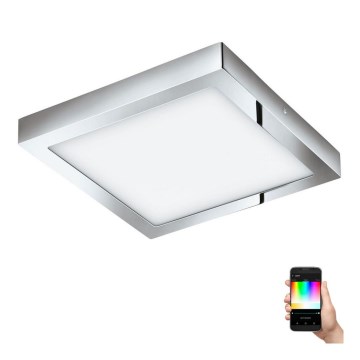 Plafonieră LED RGBW dimabilă Eglo FUEVA-C LED/21W/230V Bluetooth IP44