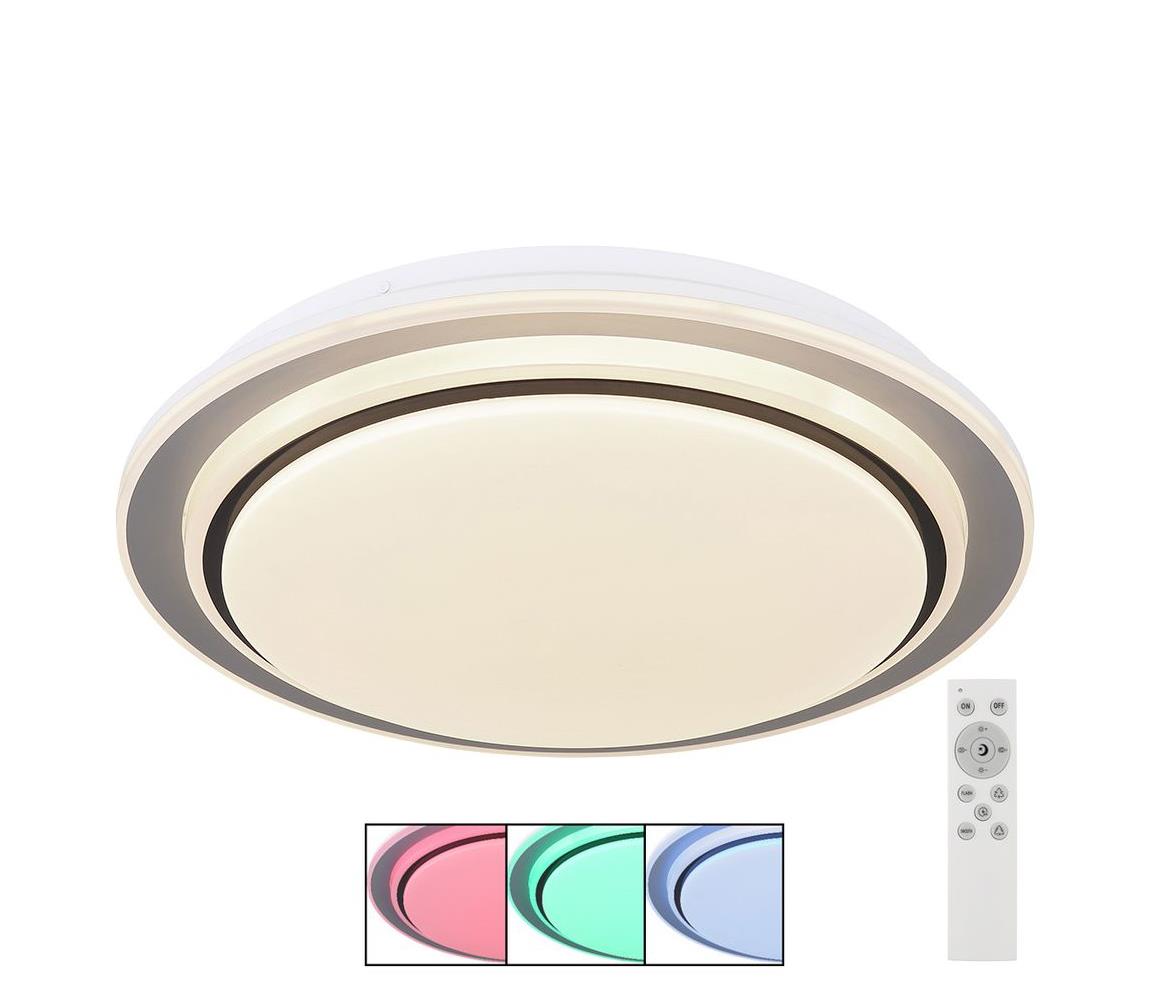 Plafonieră LED RGBW dimabilă FOPPA LED/24W/230V Globo 41581-24 + telecomandă
