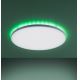 Plafonieră LED RGBW dimabilă GUSTAV LED/20,3W/230V + LED/1,8W 2700-5000K Leuchten Direkt + telecomandă