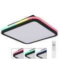 Plafonieră LED RGBW dimabilă LED/40W/230V 2700-6500K Globo + telecomandă